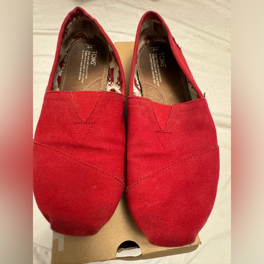 Toms Classic Canvas Red